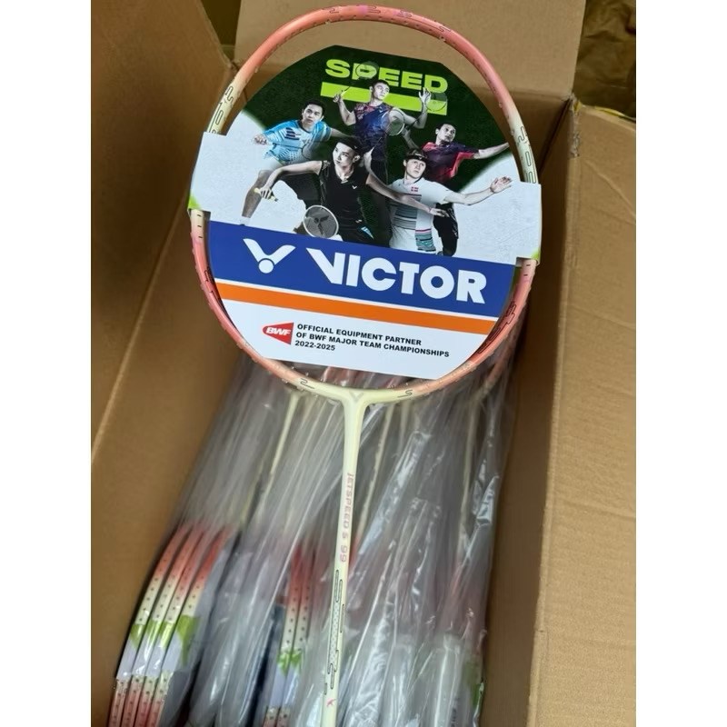 4UG6 超值出清！女生速度雙打拍 VICTOR 勝利 羽球拍 極速 JS-99 JETSPEED S 99