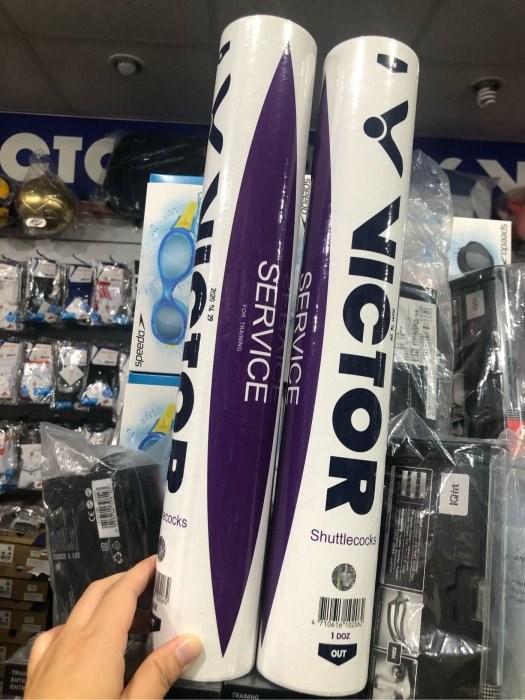 【羽球】勝利 Victor 鴨毛球 SERVICE 紫標 B-15 練習級CP值超高的練習球