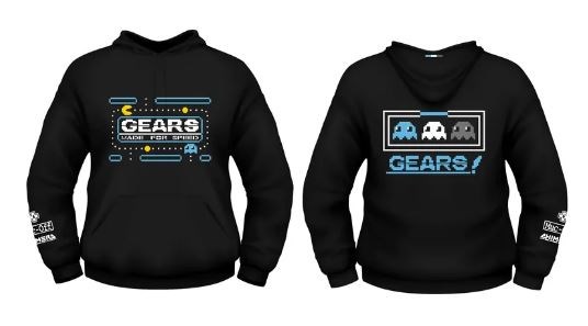 2023 Gears Racing Design Gears 8 bit Pac-Man 帽T GRD-2303-HD01