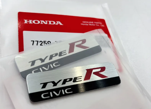 HONDA CIVIC 11代 TYPE-R 小名牌 廠徽 LOGO 鋁牌 髮絲紋 正品