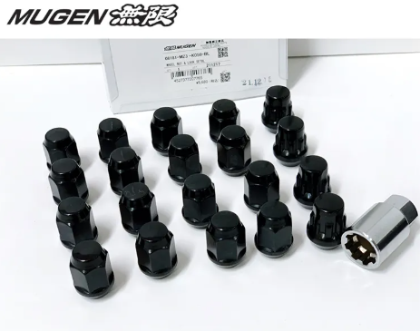 MUGEN 無限 防盜螺絲組(黑) 19HEX M12×P1.5