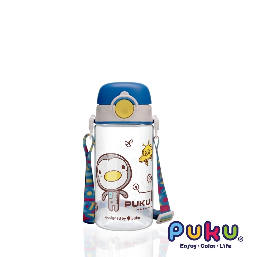 Puku 藍色企鵝 Tritan直飲水壺330ml