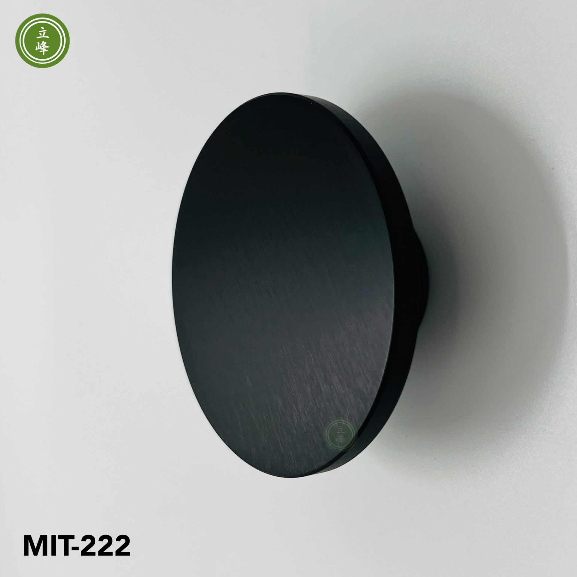 MIT-222【正面鎖】黑色圓形把手
