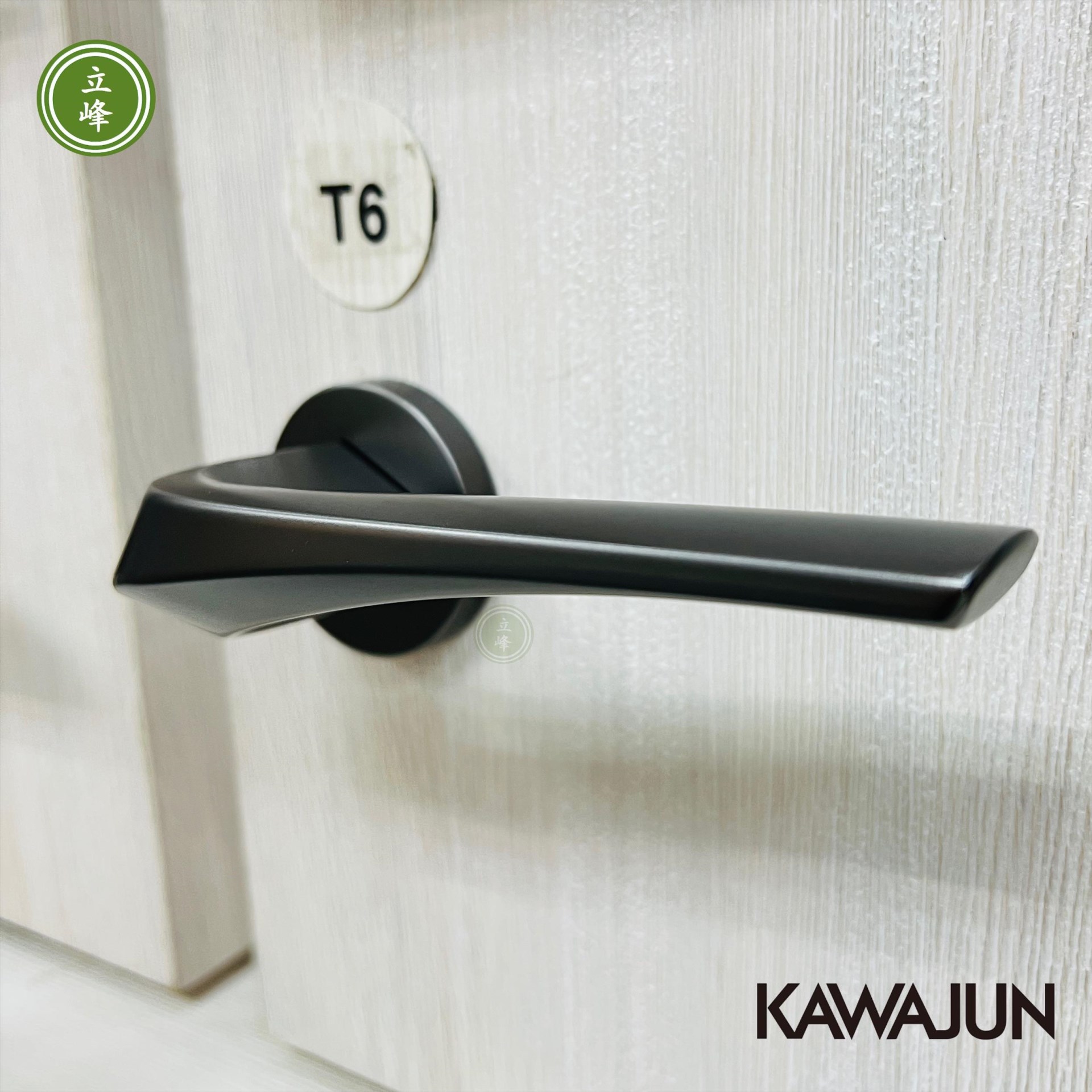 KAWAJUN-T6-鐵灰 水平把手