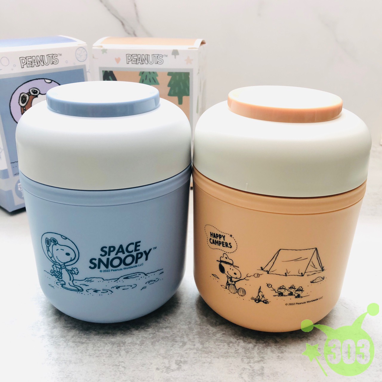 史努比不鏽鋼湯杯-太空/露營 4711161260368