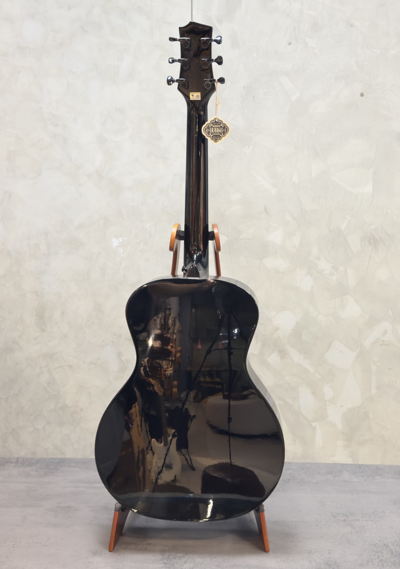 Randon黑色亮面雲杉面單民謠吉他