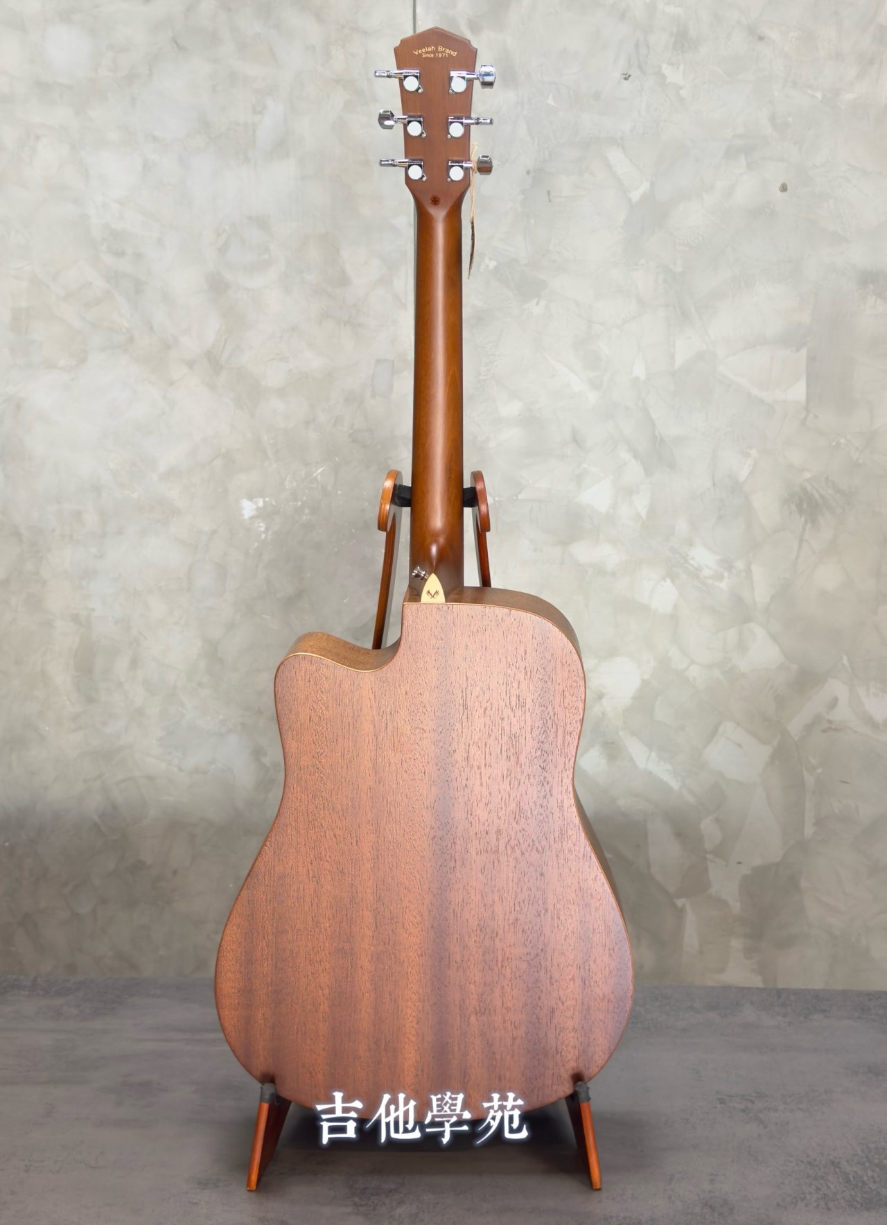 Veelah V1桃花心木面單民謠吉他