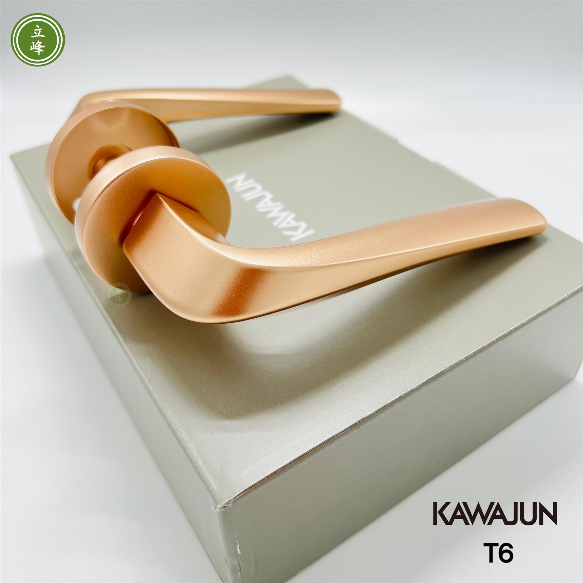 KAWAJUN-T6-玫瑰金 水平把手