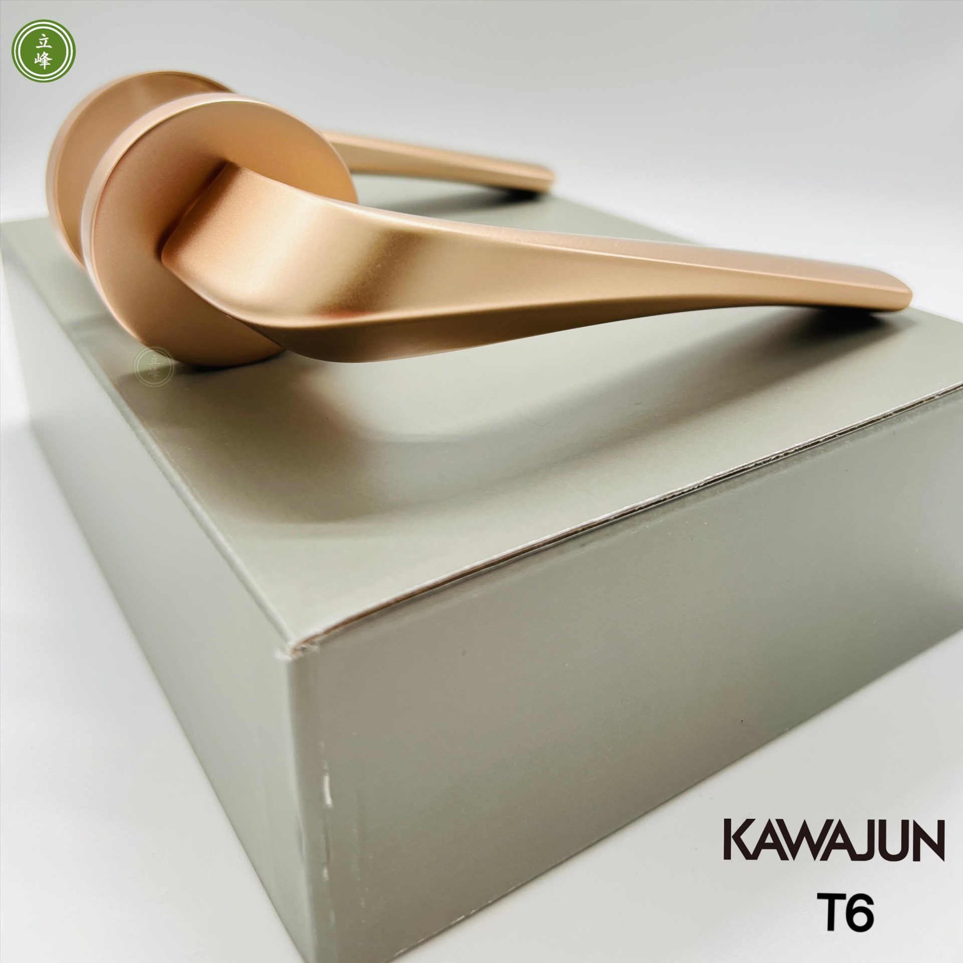 KAWAJUN-T6-玫瑰金 水平把手