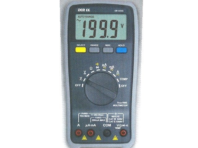 DE-220C 數位型萬用電錶