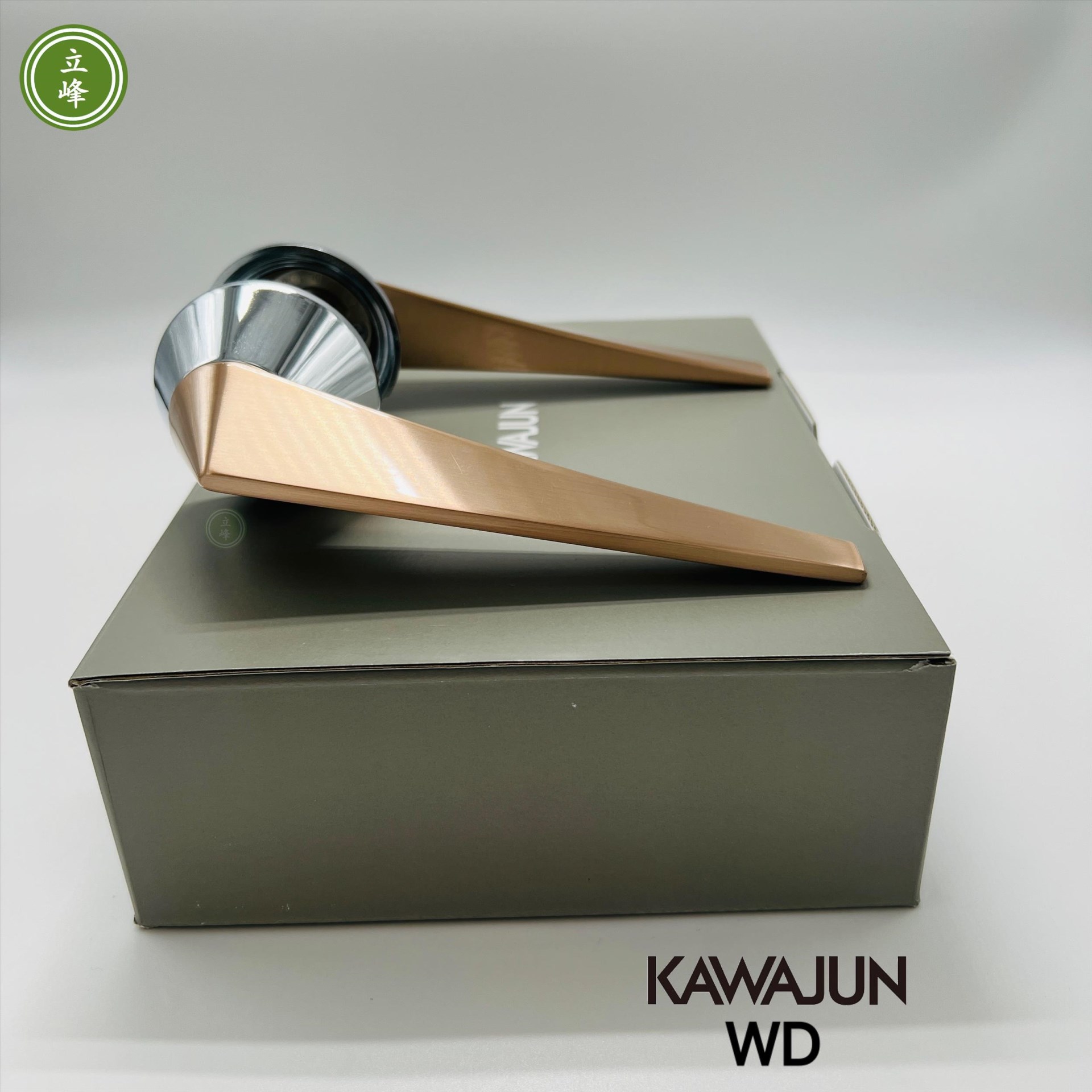 KAWAJUN-WD-玫瑰金色 水平門鎖