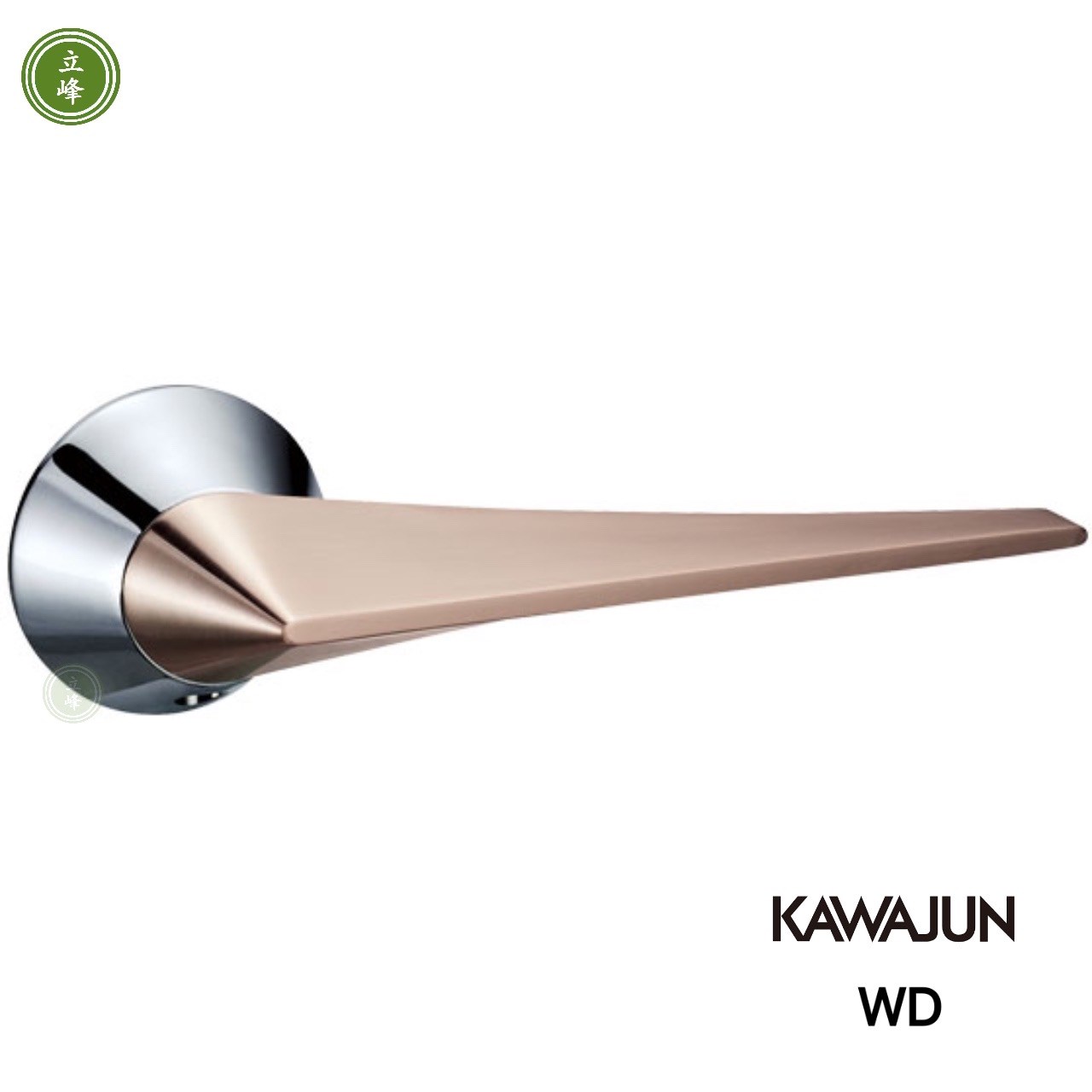 KAWAJUN-WD-玫瑰金色 水平門鎖