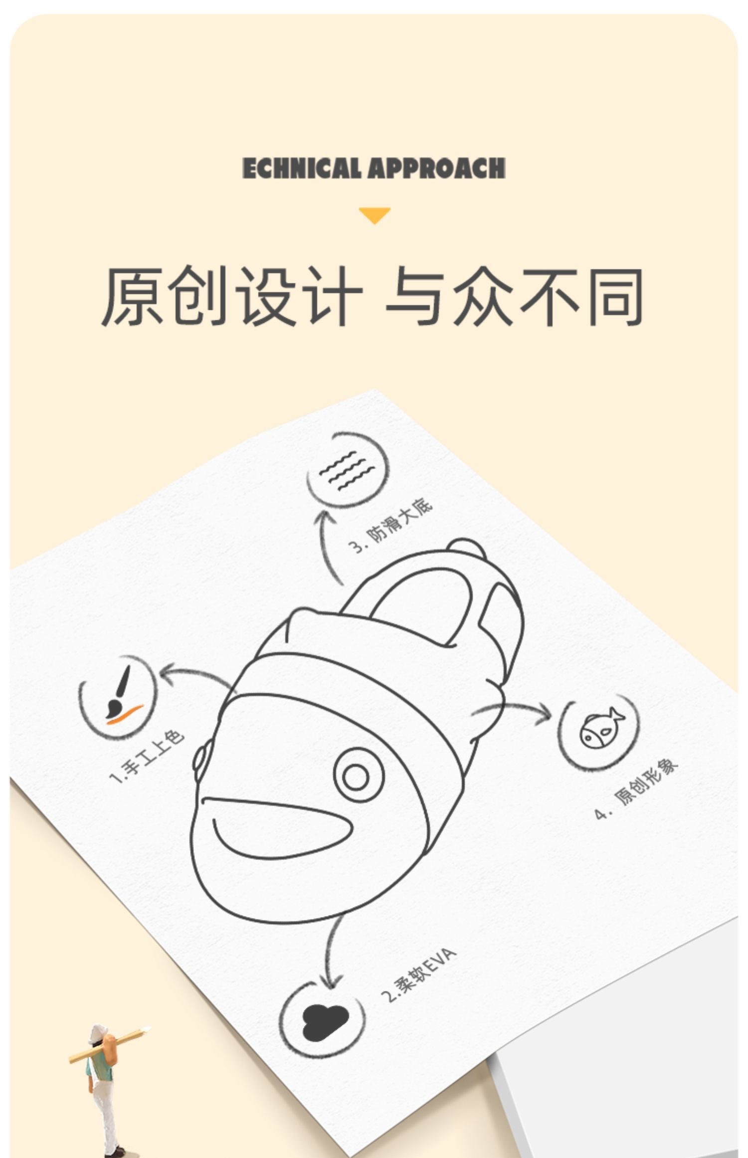 ㊣原創小丑魚 親子款拖鞋  EVA拖鞋  好穿舒適拖鞋 防滑拖鞋 ZC9092