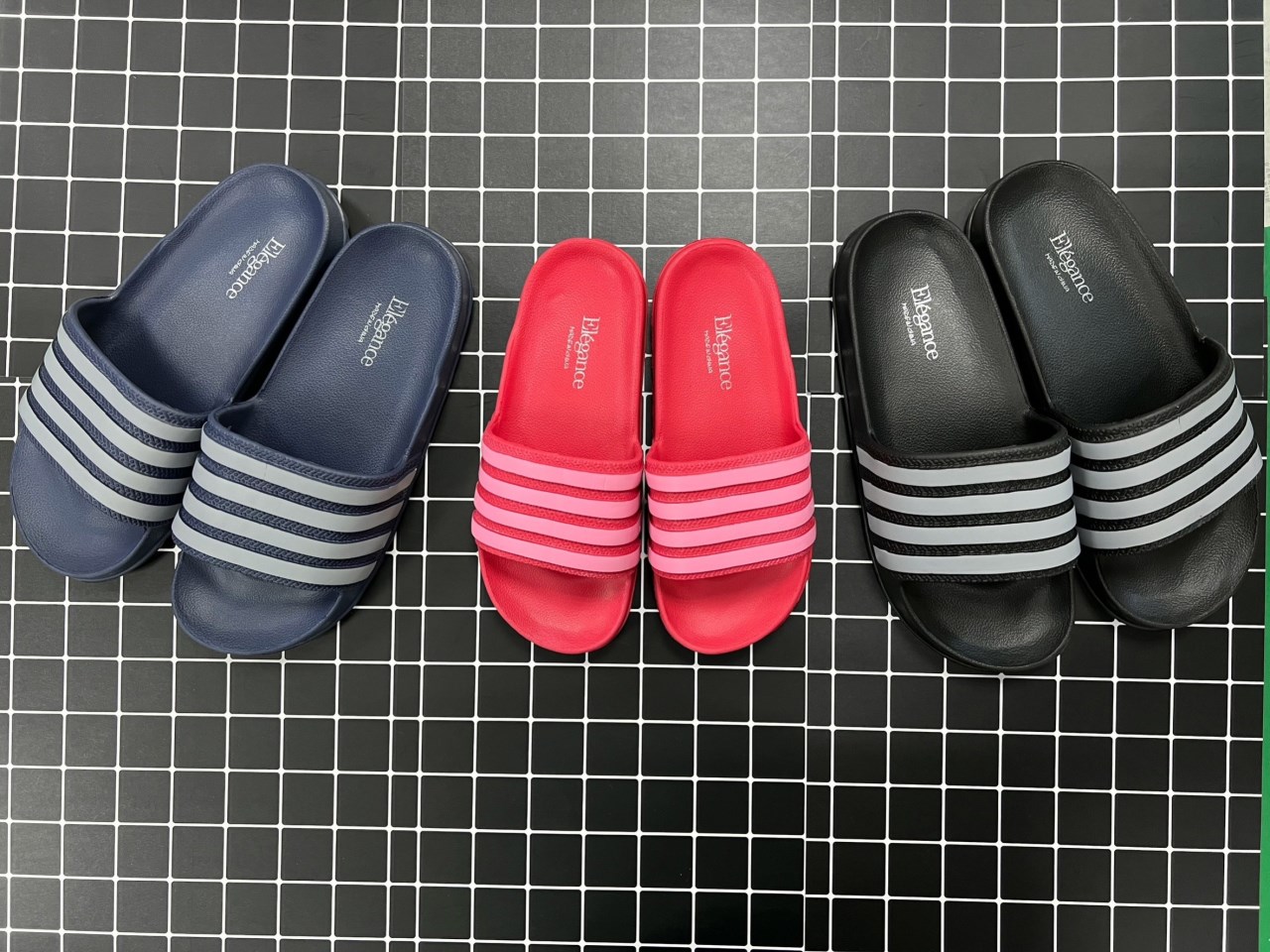 四線 男女拖鞋  EVA拖鞋 防水、 防滑、耐磨、減震 外出拖鞋  E3105