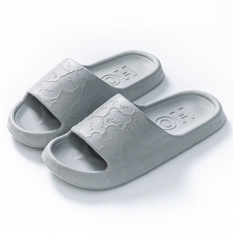 HOME輕奢 一體式 流線設計 雲感軟糯 小熊拖鞋 ZC2310