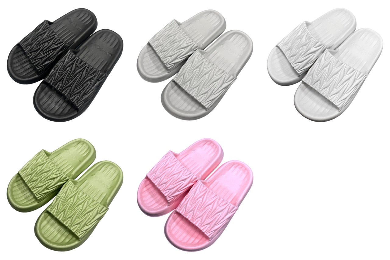 拖鞋王   線條美學 減震 防滑  輕便拖鞋  ZC2420