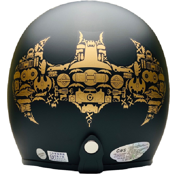 《遠古騎士》EVO 正義聯盟2 蝙蝠俠 消光黑 聯名安全帽 復古安全帽 CA310