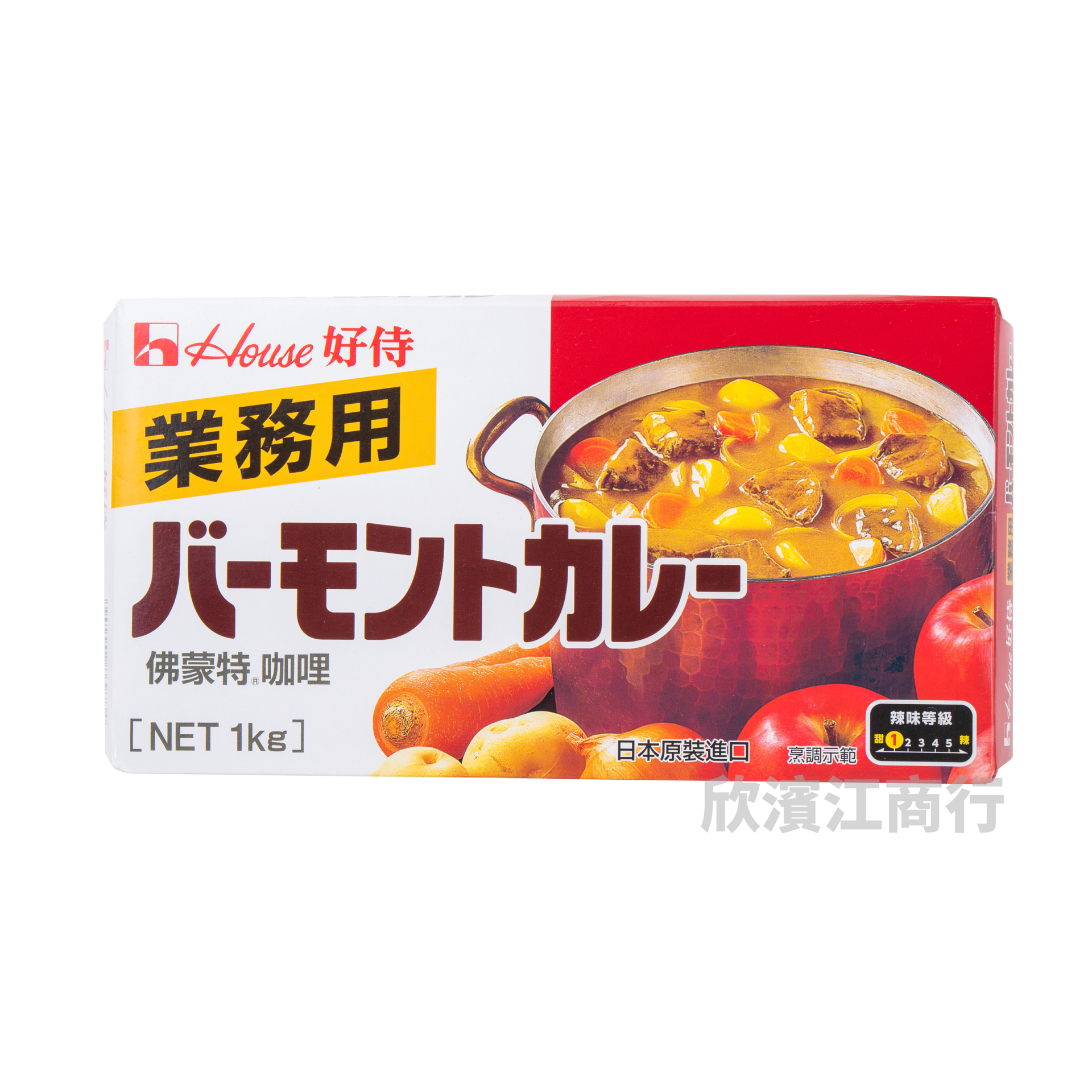 【好侍】佛蒙特咖哩  甜味 1公斤