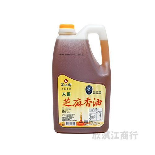 【富味鄉 】大班 芝麻香油  3公升