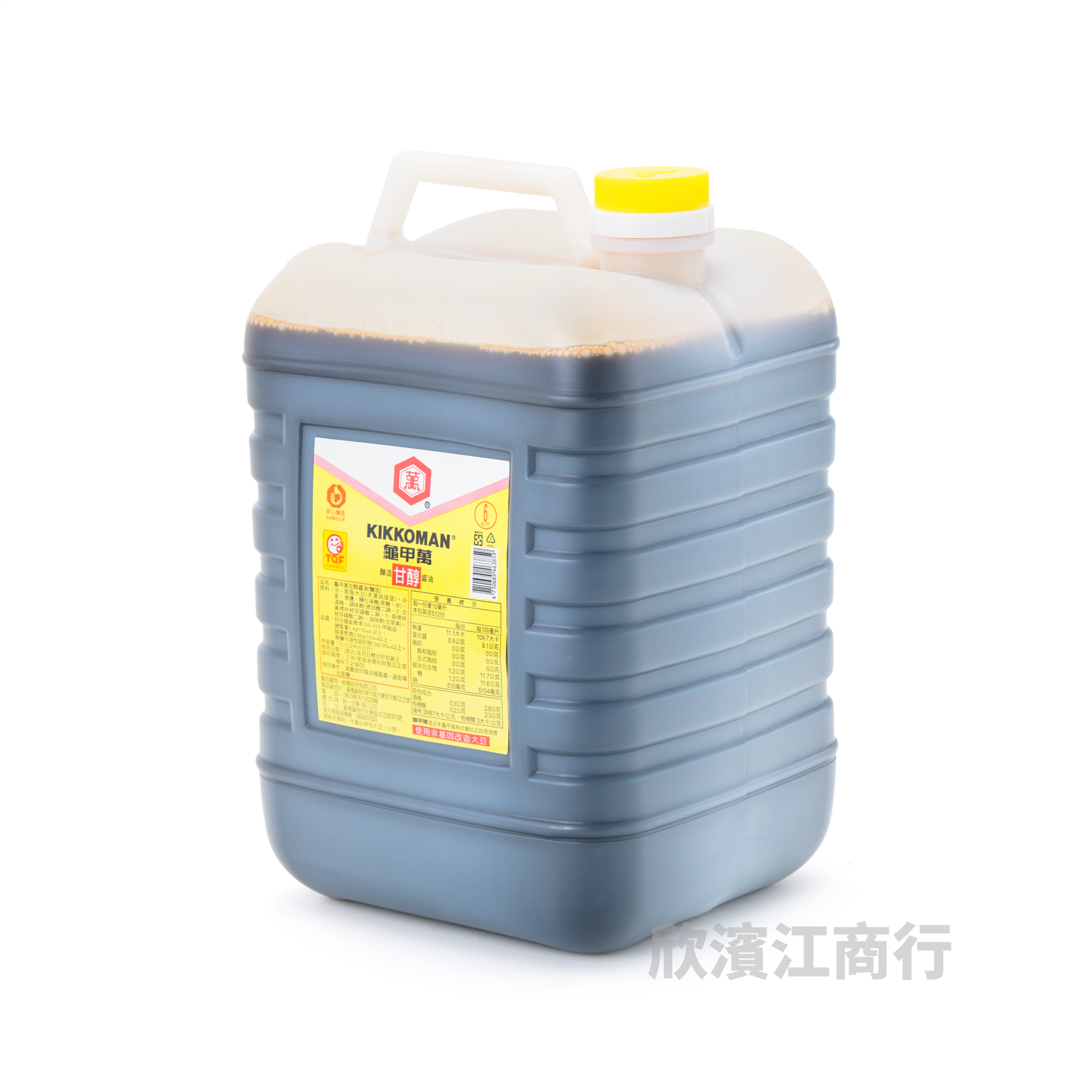 【龜甲萬】甘醇醬油 10斤 非基改 