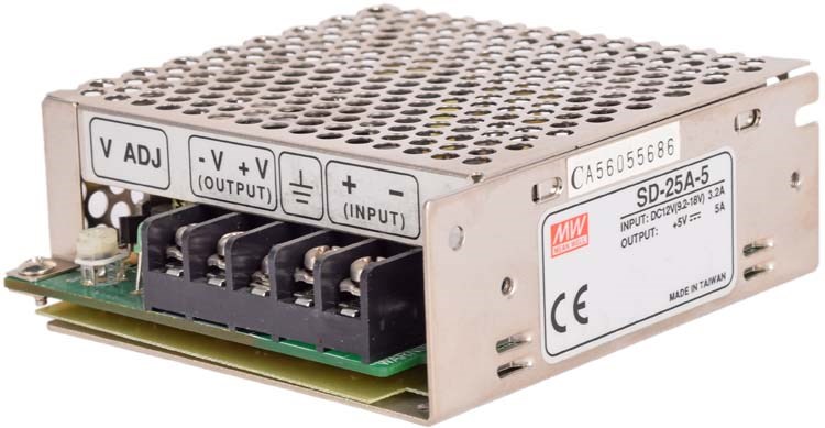 明緯MW SD-25A-5 DC9.2~18V 電壓轉換器