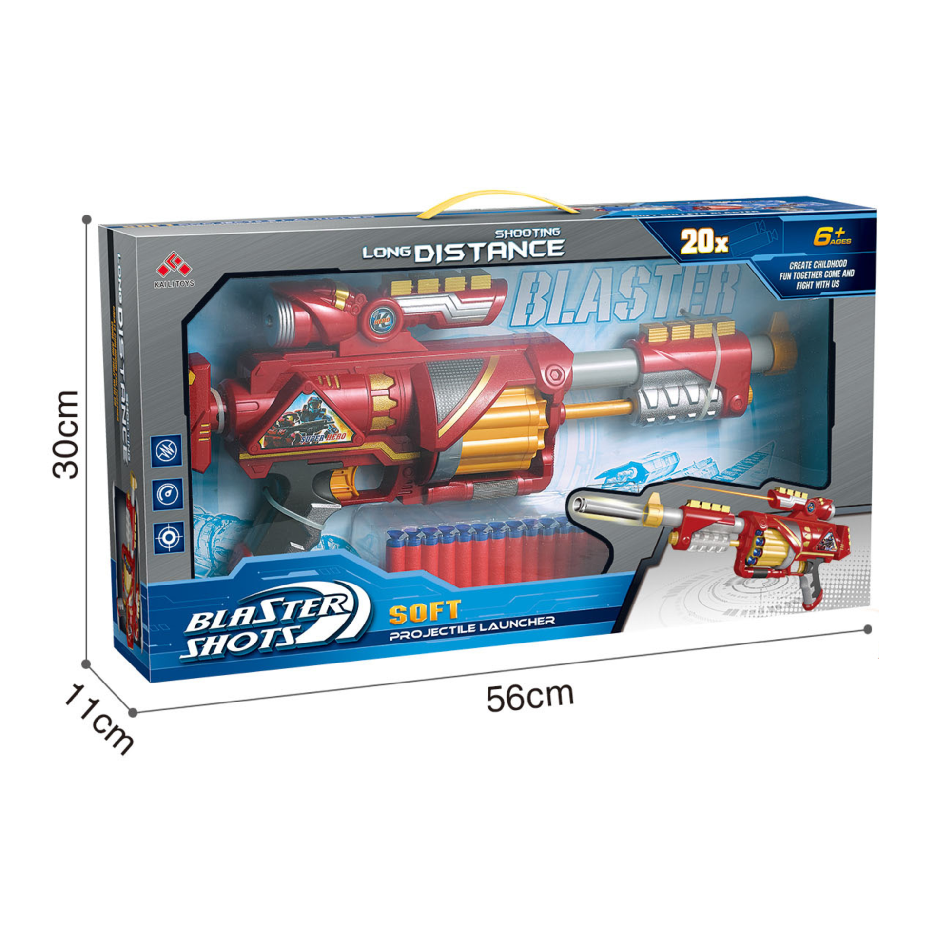 20發手拉軟彈槍 2804-410