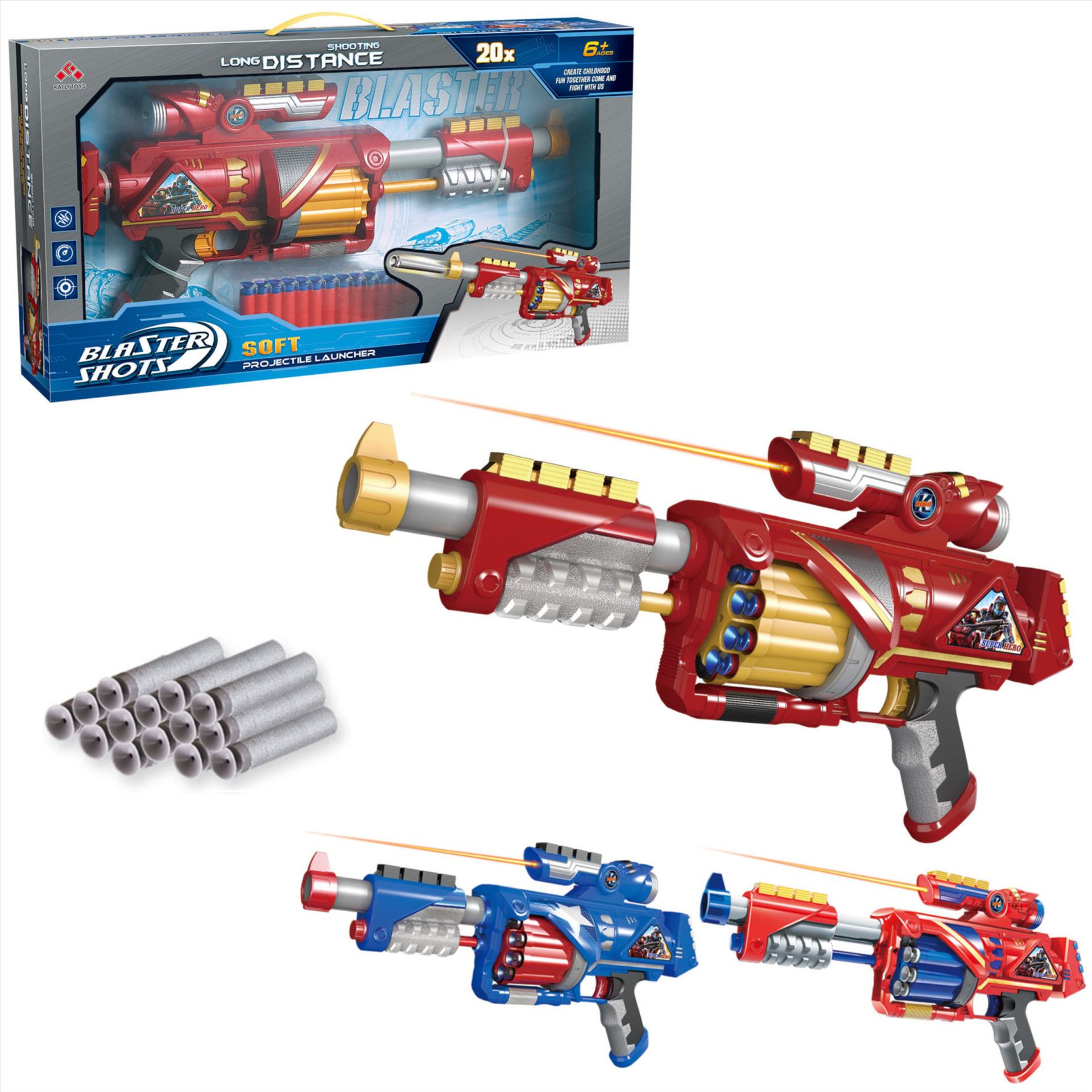 20發手拉軟彈槍 2804-410