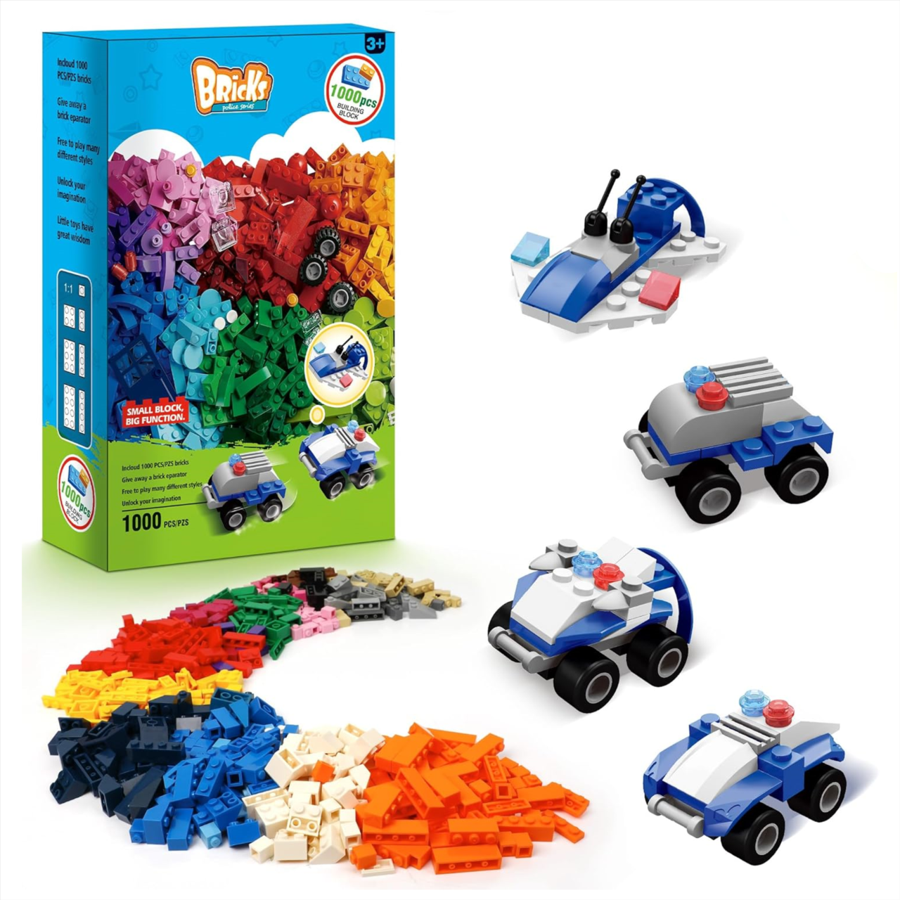 1000片積木警察系列2825-080