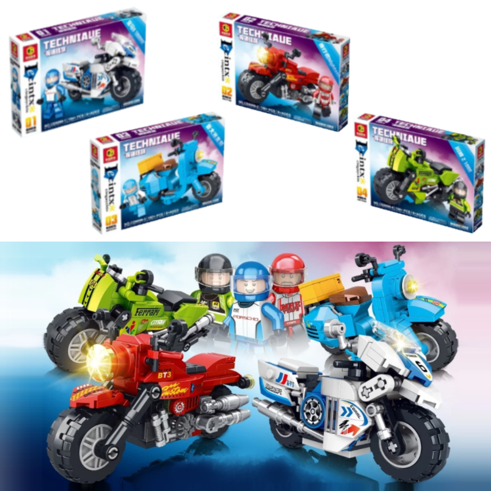 摩托車積木 2909-170