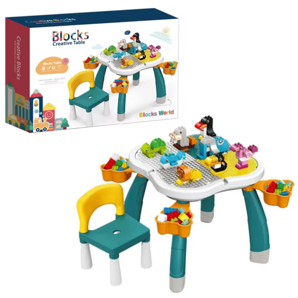 梅花形積木桌 2809-977