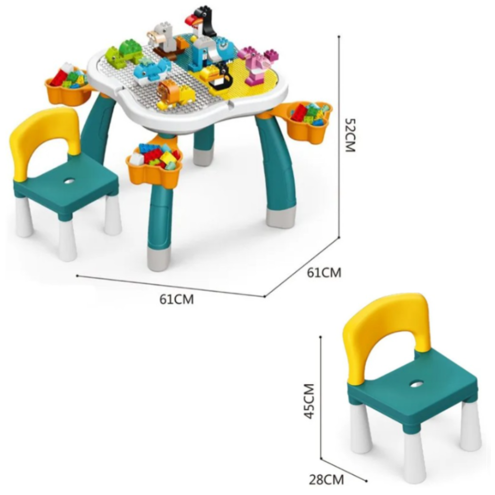 梅花形積木桌 2809-977