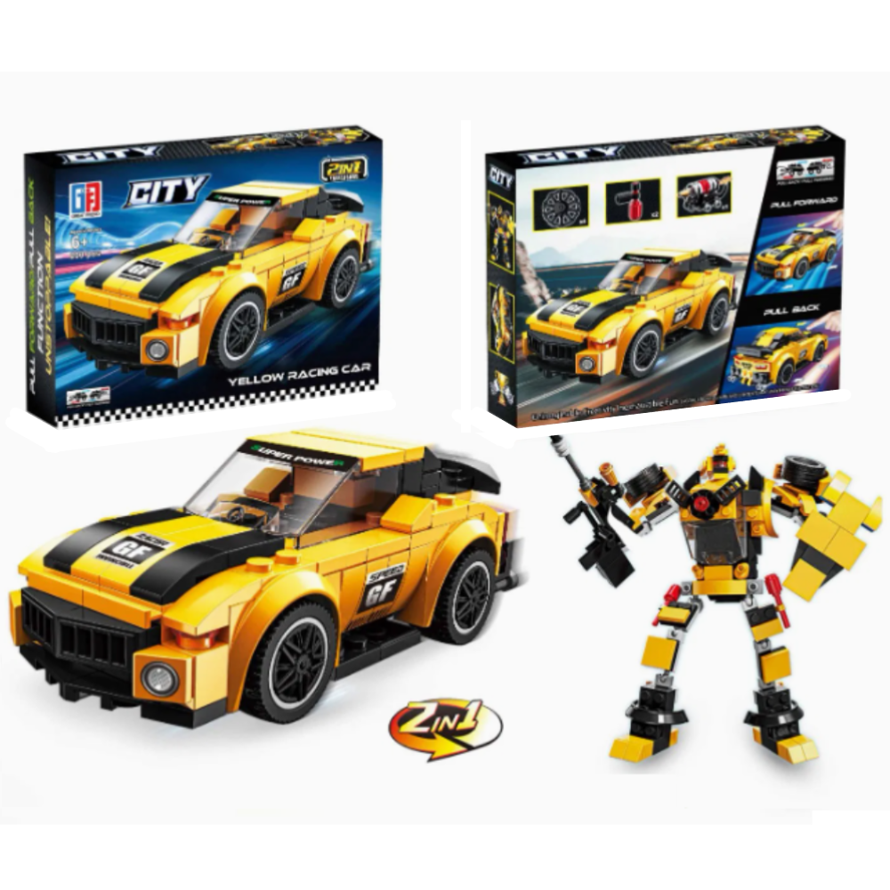 變形機器人跑車積木 2952-144