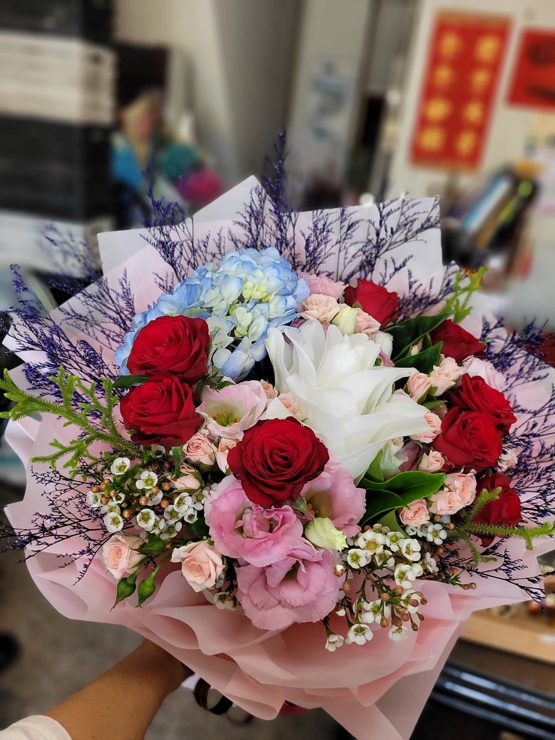 傳遞幸福花束