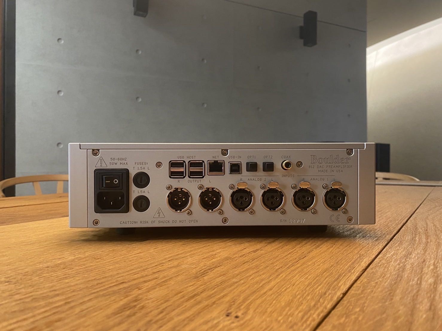 統元音響［美國Boulder - 812 ］DAC、前級、耳機放大器