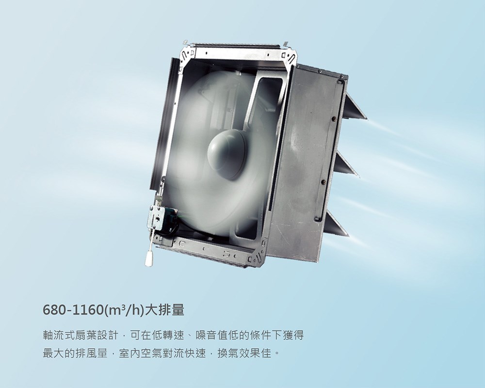 Alaska 阿拉斯加 窗型有壓換氣扇 3041系列