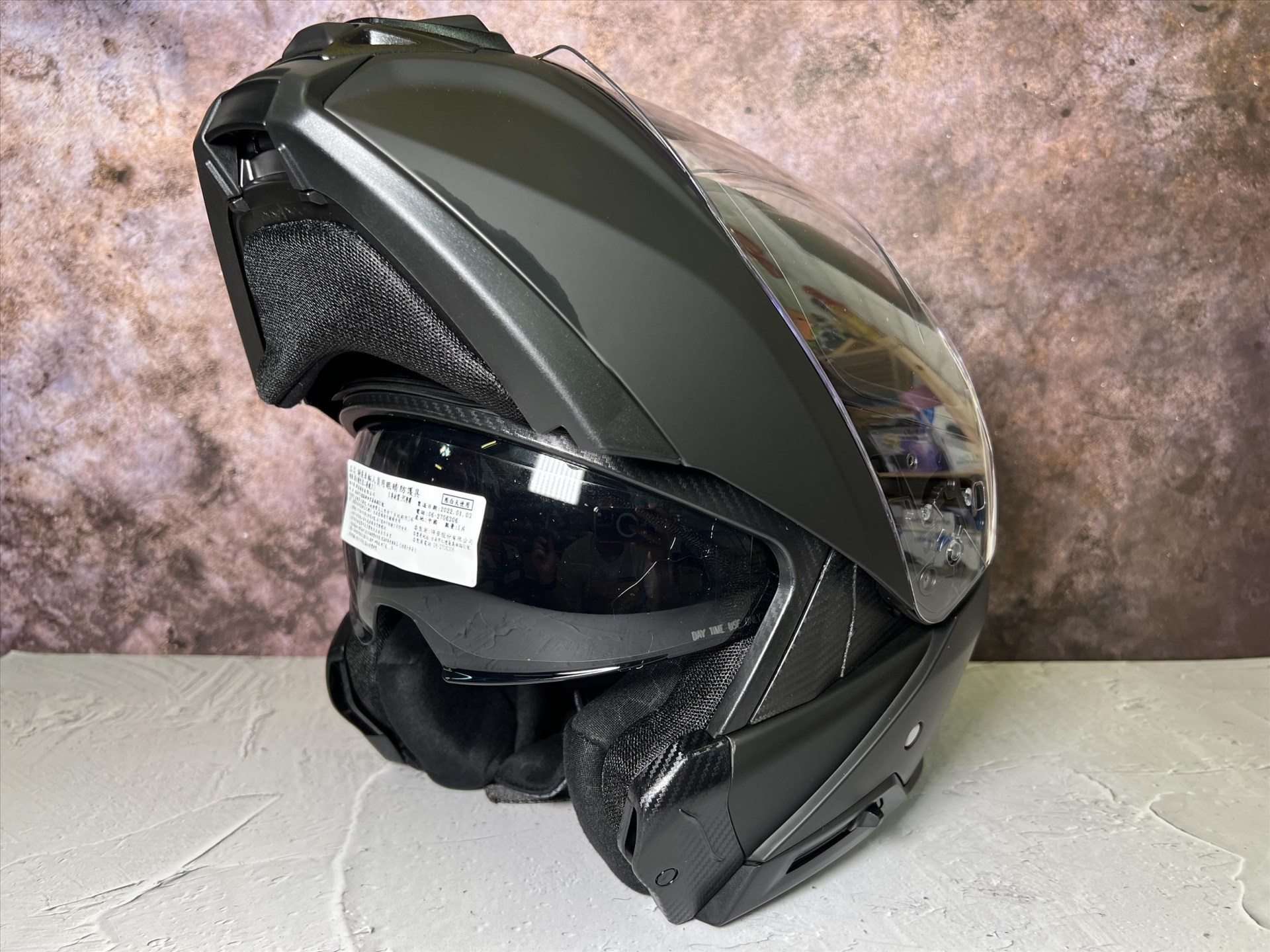《遠古騎士》M2R OX-3 素色款 消光黑 內藏鏡片 可樂帽 預留耳機位 安全帽