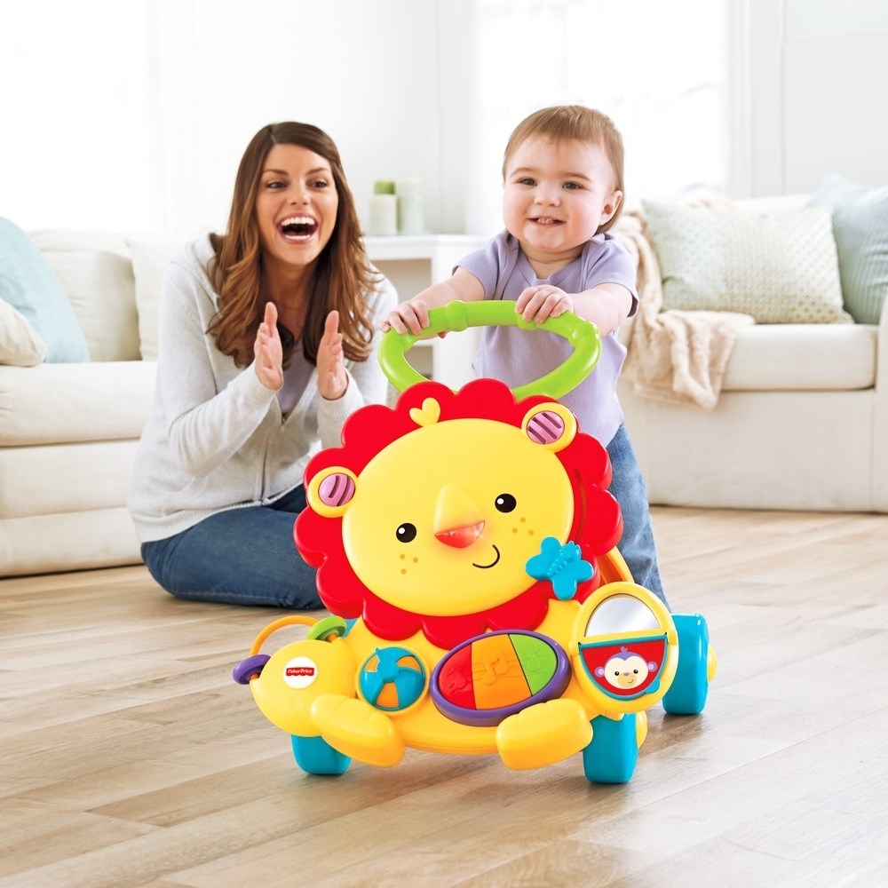 奇哥 Fisher price 費雪 兩用獅子聲光踏步車