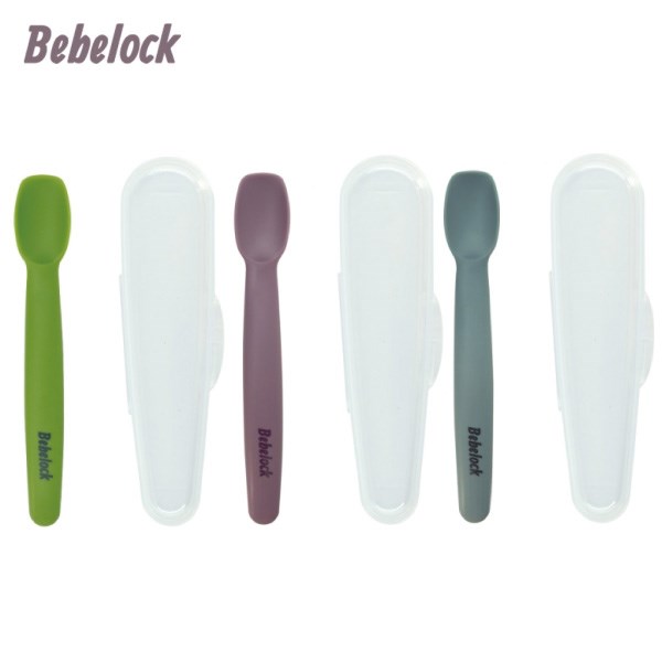 BeBeLock 離乳餵食軟湯匙(附盒)