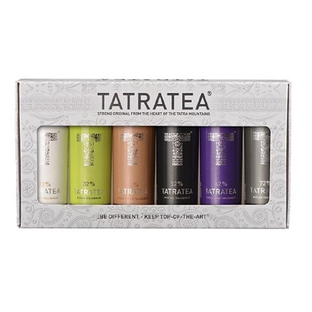 斯洛伐克愛斯台茶加味酒迷你酒6瓶入禮盒tatratea mini set darcek