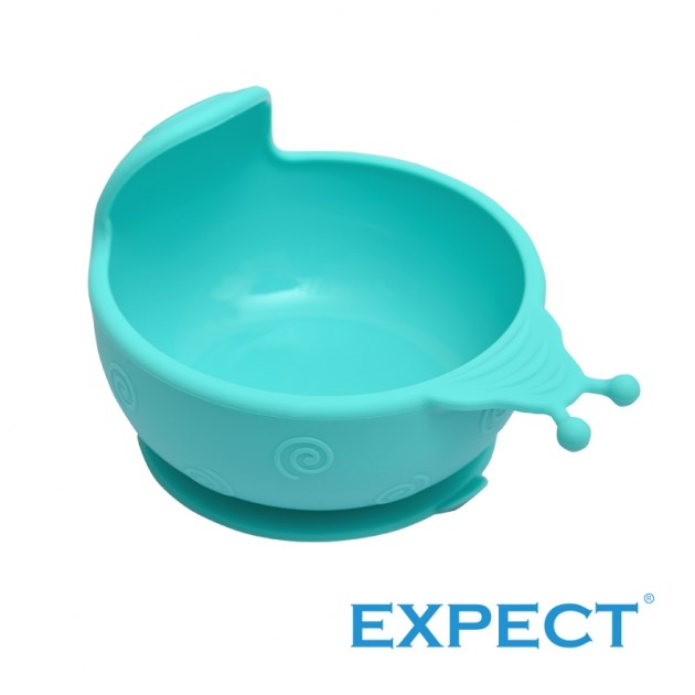 傳佳知寶 EXPECT 蝸牛矽膠吸盤碗