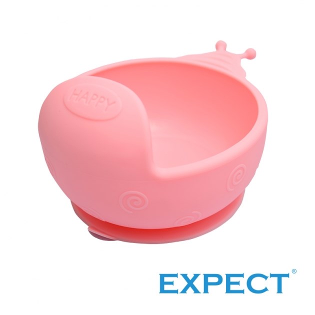 傳佳知寶 EXPECT 蝸牛矽膠吸盤碗