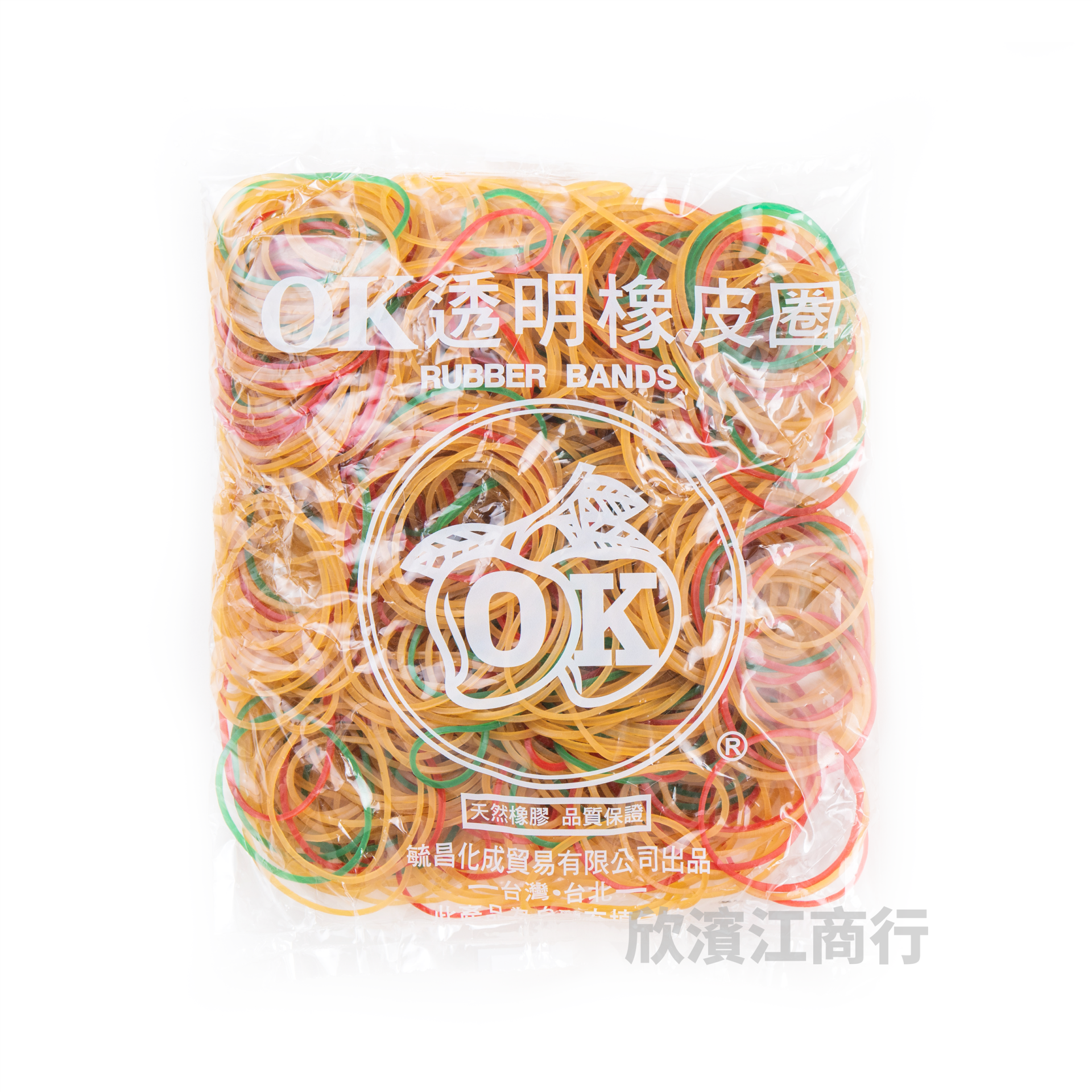 【OK牌】橡皮筋 18番 彩色