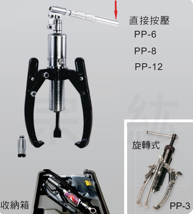 PP 直接式省力拔輪器--油壓式
