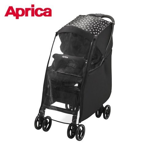 日本 Aprica 嬰幼兒手推車專用變色防水透氣雨罩