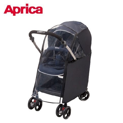 日本 Aprica 嬰幼兒手推車專用防水透氣雨罩