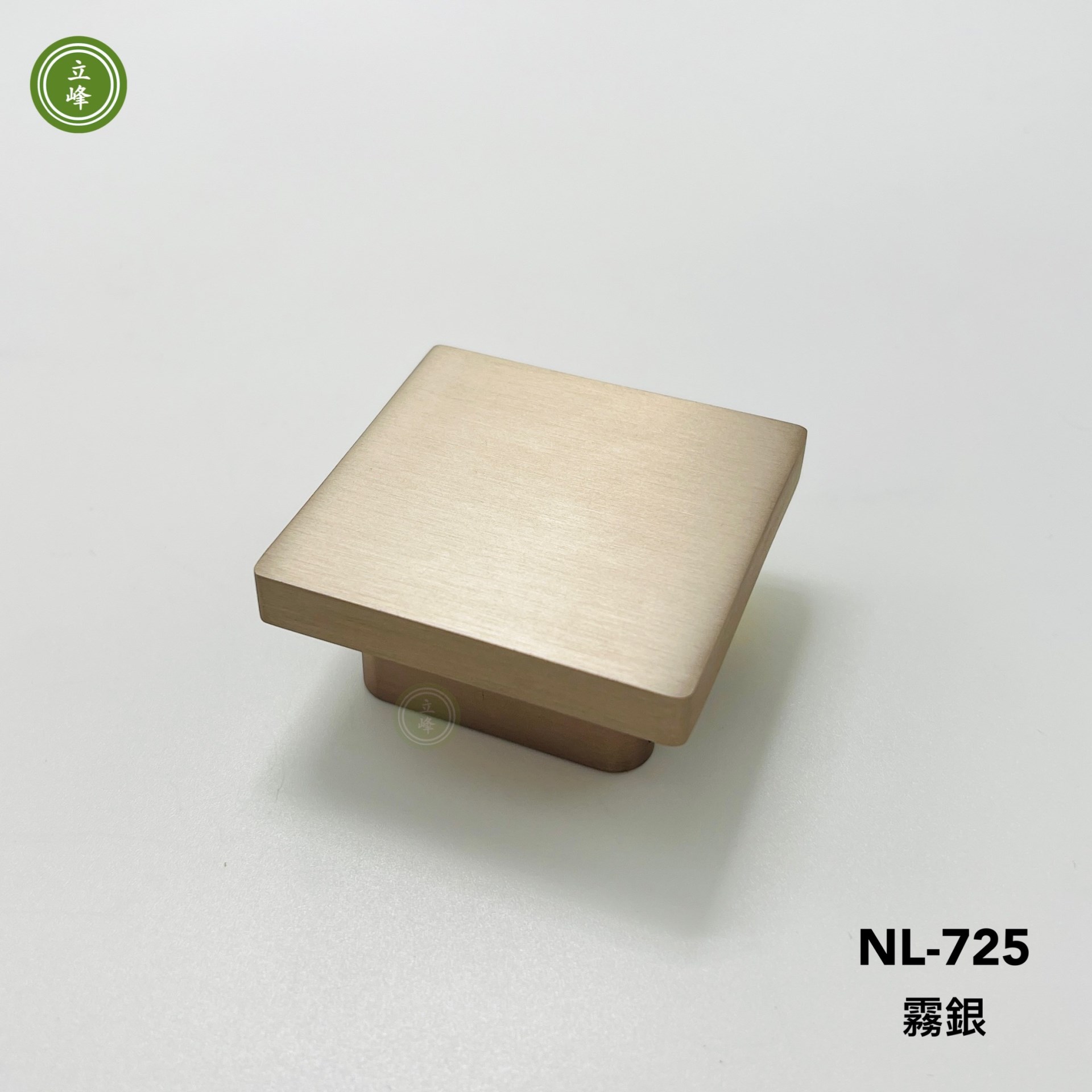 NL-725 正面鎖｜背面鎖｜對鎖（霧銀色）
