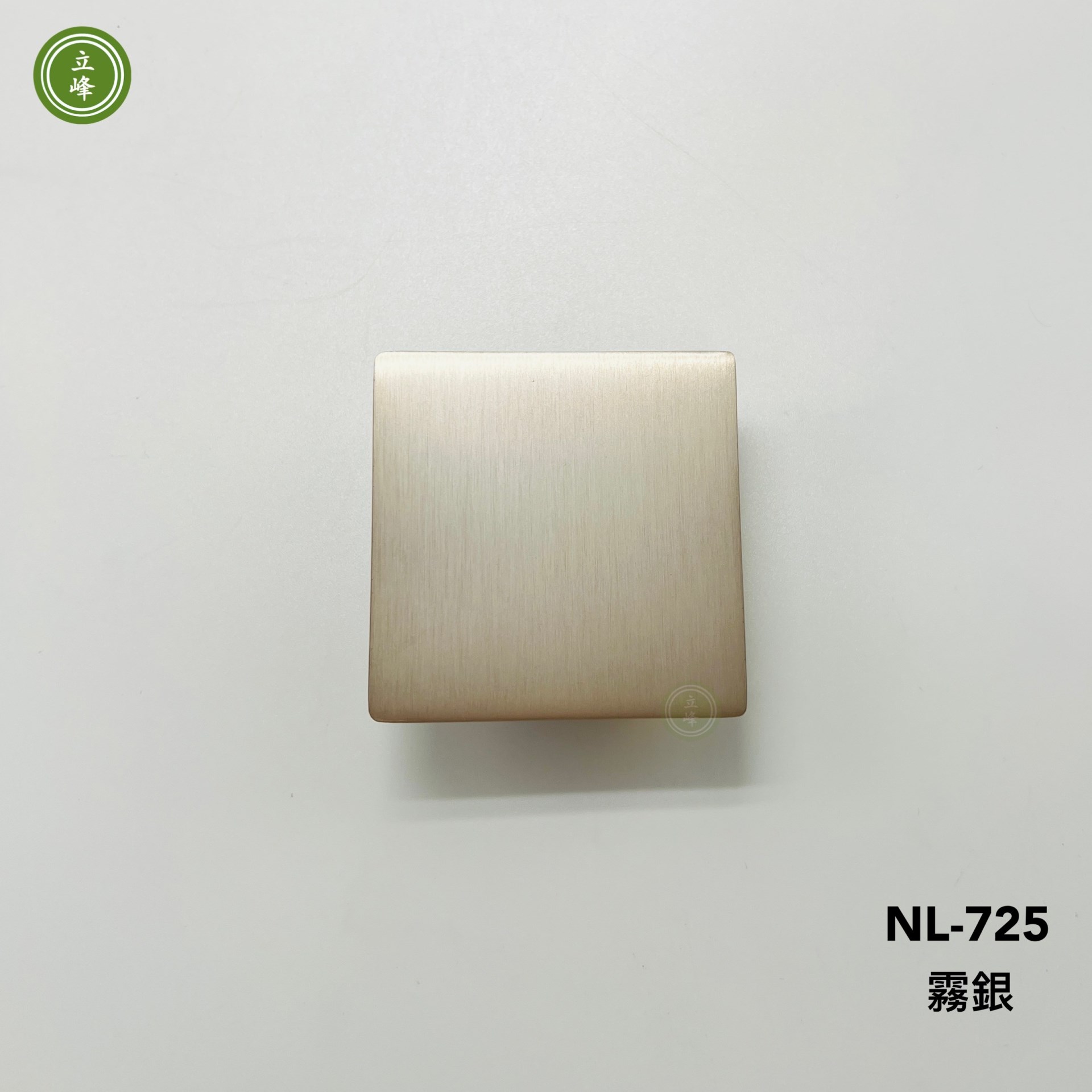 NL-725 正面鎖｜背面鎖｜對鎖（霧銀色）