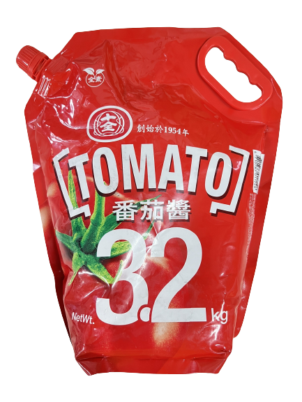 十全蕃茄醬3.2kg,4入/箱，百搭料理可沾炸物、淋蛋餅、拌義大利麵、焗烤皆適用，台南、高雄、屏東皆可快速配送