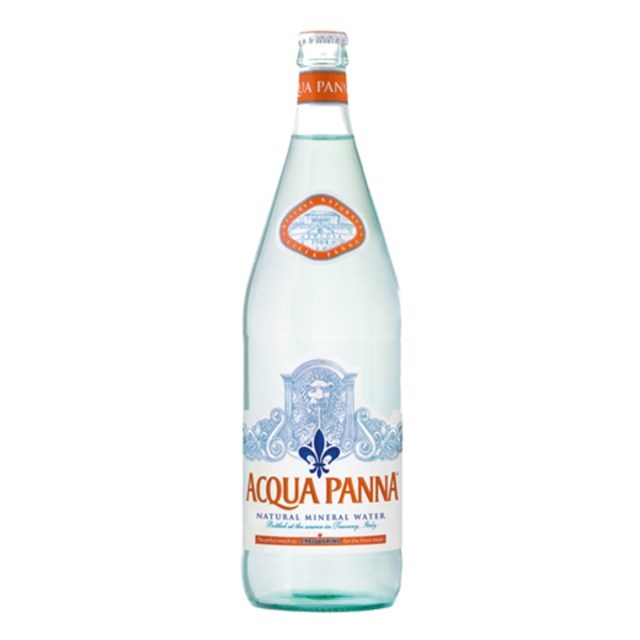 普娜天然礦泉水1000ML玻璃瓶ACQUA PANNA WATER
