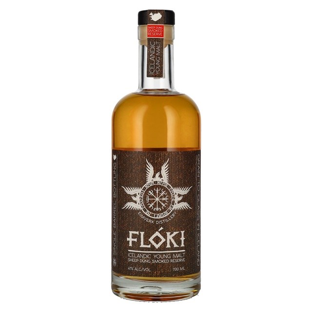 恩維克極地冰島單桶威士忌煙燻版Flóki Icelandic Young Malt Sheep Dung Smoked Reserve